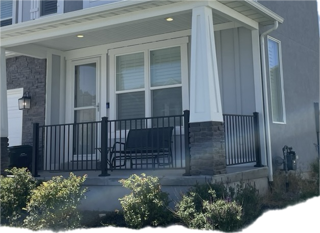 backyard gate repair next to vinyl fence